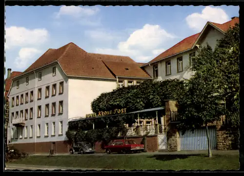 AK Eberbach am Neckar, Hotel Krone-Post Wilhelm Jung