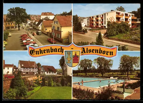 AK Enkenbach-Alsenborn, Schwimmbad, Mennonitisches Altersheim, Marktplatz