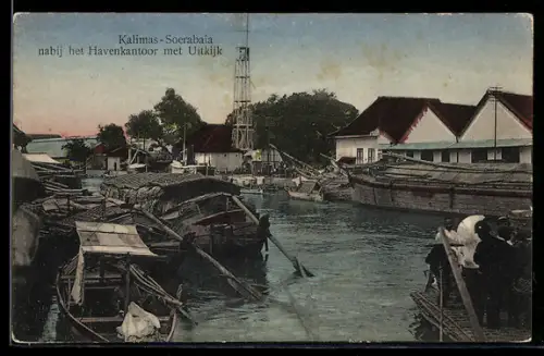 AK Kalimas-Soerabaia, Nabij het Havenkantoor met Uitkijk