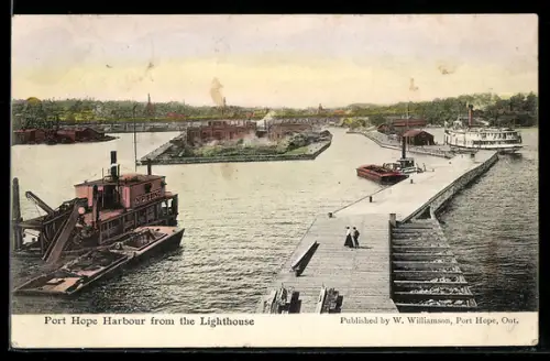 AK Port Hope /Ont., Harbour from the Lighthouse