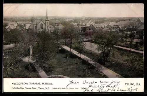 AK Truro /N.S., View from Normal School