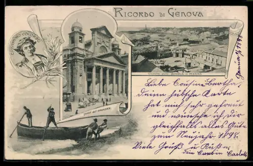AK Genova, Veduta della Scuola di Marina