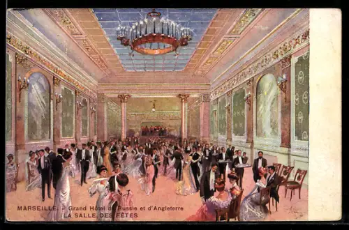 AK Marseille, Grand Hôtel de Russie et d`Angleterre, La Salle des Fêtes