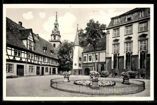 AK Erbach i. Odenwald, Im Schlosshof