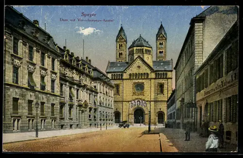 AK Speyer, Dom mit Versicherungs-Anstalt