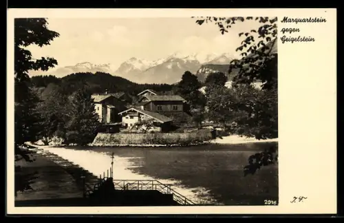 AK Marquartstein, Ortspartie gegen Geigelstein