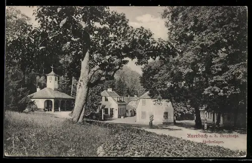 AK Auerbach, Partie a. d. Bergstrasse, Fürstenlager, Kapelle