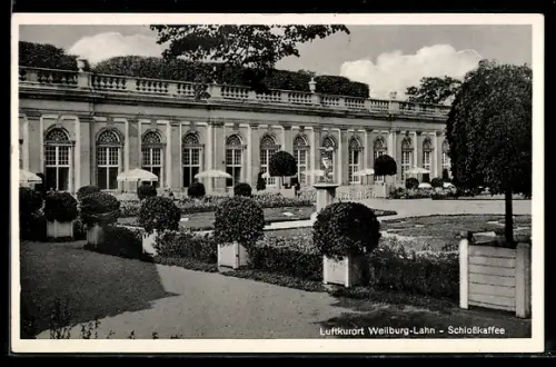 AK Weilburg-Lahn, Blick auf das Schlosskaffee