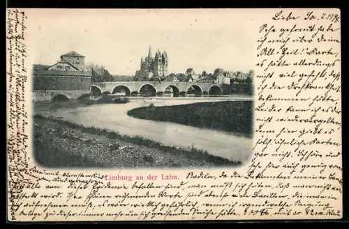 AK Limburg an der Lahn, Schloss mit Brücke