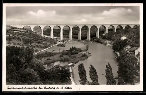 AK Reichsautobahnbrücke bei Limburg an der Lahn