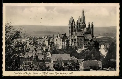 AK Limburg a. Lahn, Dom und Schloss vom Greifenberg aus