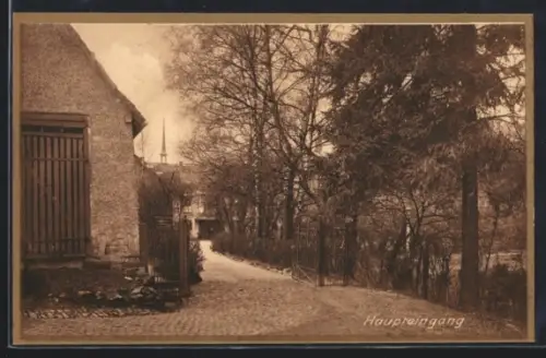 AK Königstein, Ursulinen-Kloster St. Anna, Lyzeum & Haushaltungsschule, Eingang