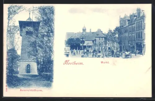 AK Northeim, Markt, Aussichtsturm