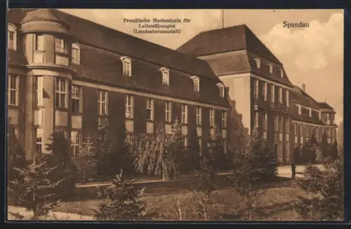 AK Berlin-Spandau, Preuss. Hochschule für Leibesübungen, Landesturnanstalt
