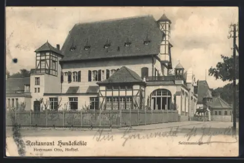 AK Berlin-Grunewald, Restaurant Hundekehle