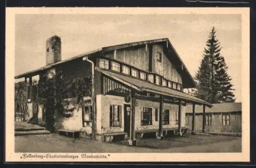 AK Uchtenhagen / Mark, Falkenberg, Blick auf die Charlottenburger Wanderhütte
