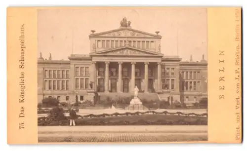 Fotografie J. F. Stiehm, Berlin, Ansicht Berlin, Königliches Schauspielhaus