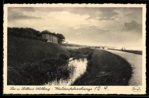 AK Kolberg, Partie an der Waldenfelsschanze