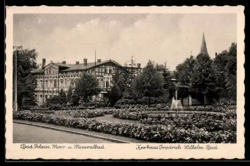 AK Bad Polzin, Kurhaus Friedrich-Wilhelm-Bad