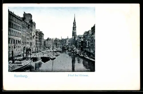 AK Hamburg, Fleet bei Grimm