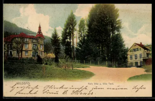 AK Wildbad, Hotels Park Villa und Villa Teck