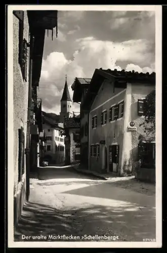 AK Schellenberg, Kirche, Strassenansicht