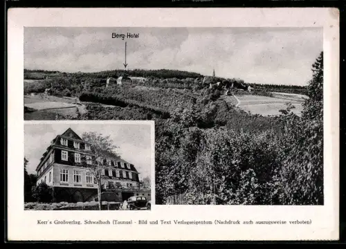 Klapp-AK Rödgen /Siegen, Berg-Hotel, Besitzer Oskar Stangier