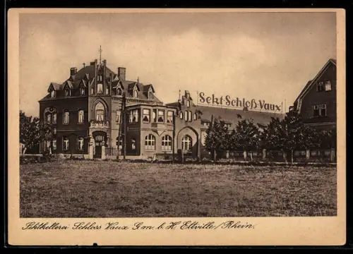 AK Eltville /Rhein, Sektkellerei Schloss Vaux