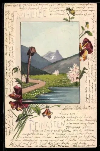 AK Idyllische Frühlingslandschaft, Pfingsten