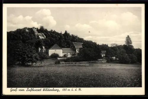 AK Wildenburg, Teilansicht des Ortes