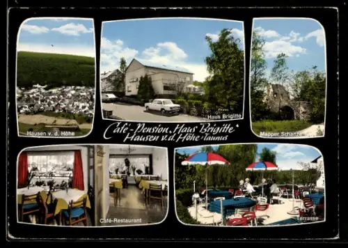 AK Hausen v. d. Höhe, Hotel-Pension Haus Brigitte, Bes. F. Tauer, Mapper Schanze