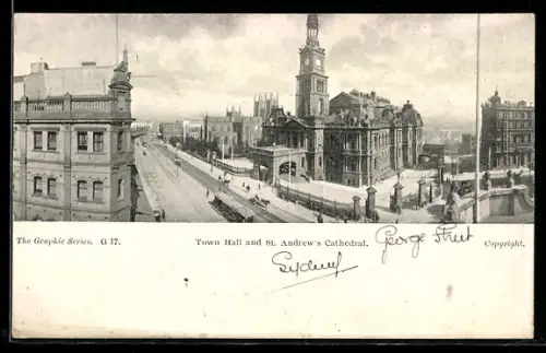 AK Sydney, Town Hall and St. Andrew`s Cathedral