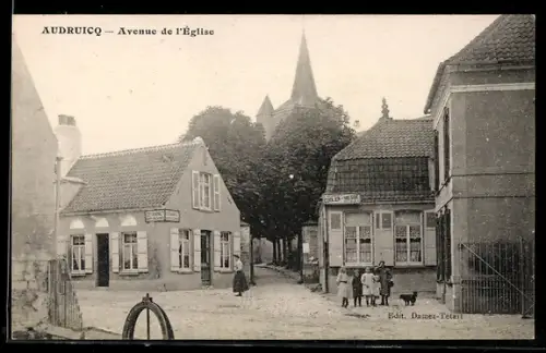 AK Audruicq, Avenue de l`Église