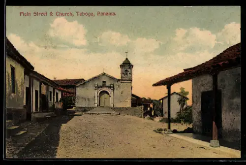 AK Taboga, Main Street & Church