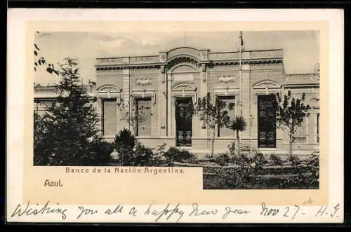 AK Azul, Banco de la Nación Argentina