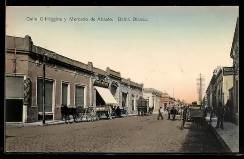 AK Bahia Blanca, Calle O Higgins y Mercado de Abasto