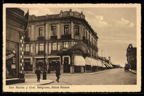AK Bahia Blanca, San Martin y Gral, Belgrano