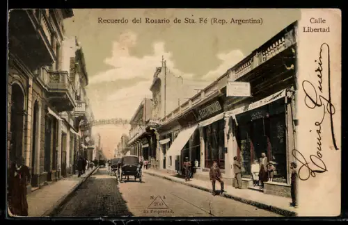 AK Rosario de Sta. Fé, Calle Libertad