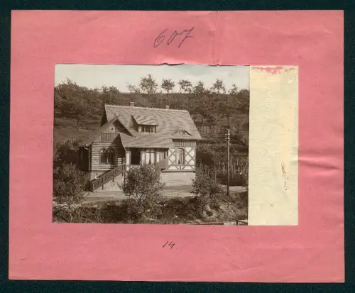 Fotografie Brück & Sohn, Meissen, Ansicht Meissen, Gebäude im Drosselgrund