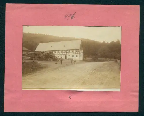 Fotografie Brück & Sohn, Meissen, Ansicht Schmiedeberg, Restaurant Wahl's Mühle