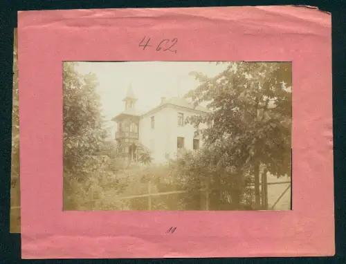 Fotografie Brück & Sohn, Meissen, Ansicht Kipsdorf, Schulhaus, Schule mit Glockenturm