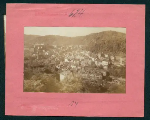 Fotografie Brück & Sohn, Meissen, Ansicht Karlsbad, Panorama der Stadt