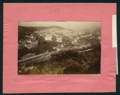 Fotografie Brück & Sohn, Meissen, Ansicht Karlsbad, Panorama mit Colonade