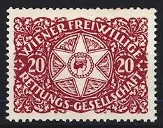 Reklamemarke Wien, Wiener Freiwillige Rettungs-Gesellschaft, Sternsymbol