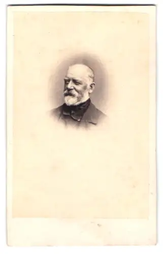 Fotografie H. Weber, Halle, Barfüsserstrasse 16, Porträt eines älteren Herren