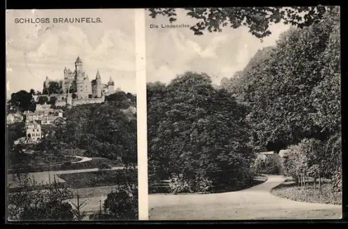 AK Braunfels, Schloss, Lindenallee