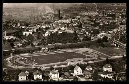 AK Wetzlar-Lahn, Das Stadion vom Kalsmunt gesehen