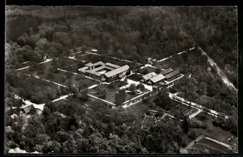 AK Saalburg im Taunus, Römerkastell, Fliegeraufnahme