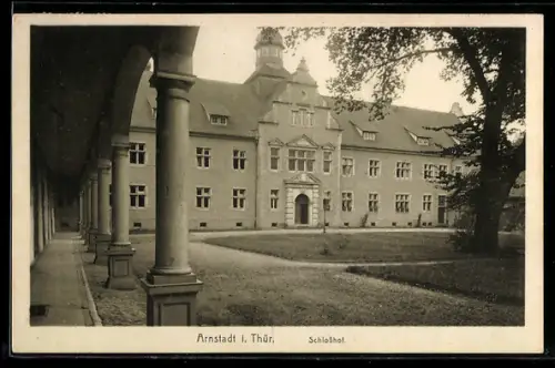 AK Arnstadt i. Thür., Schlosshof