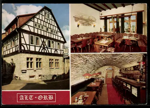AK Bad Orb, Hotel und Restaurant Alt Orb in der Obertorstrasse 6, Inh. Fam. Brettschneider